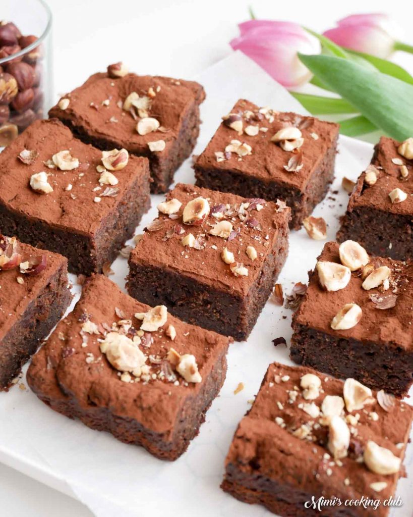 brownie a l'avocat gluten free