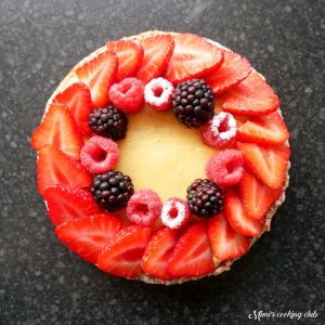 Crumble aux fruits rouges pour la fête des mères