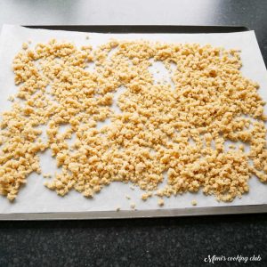 Crumble aux fruits rouges pour la fête des mères