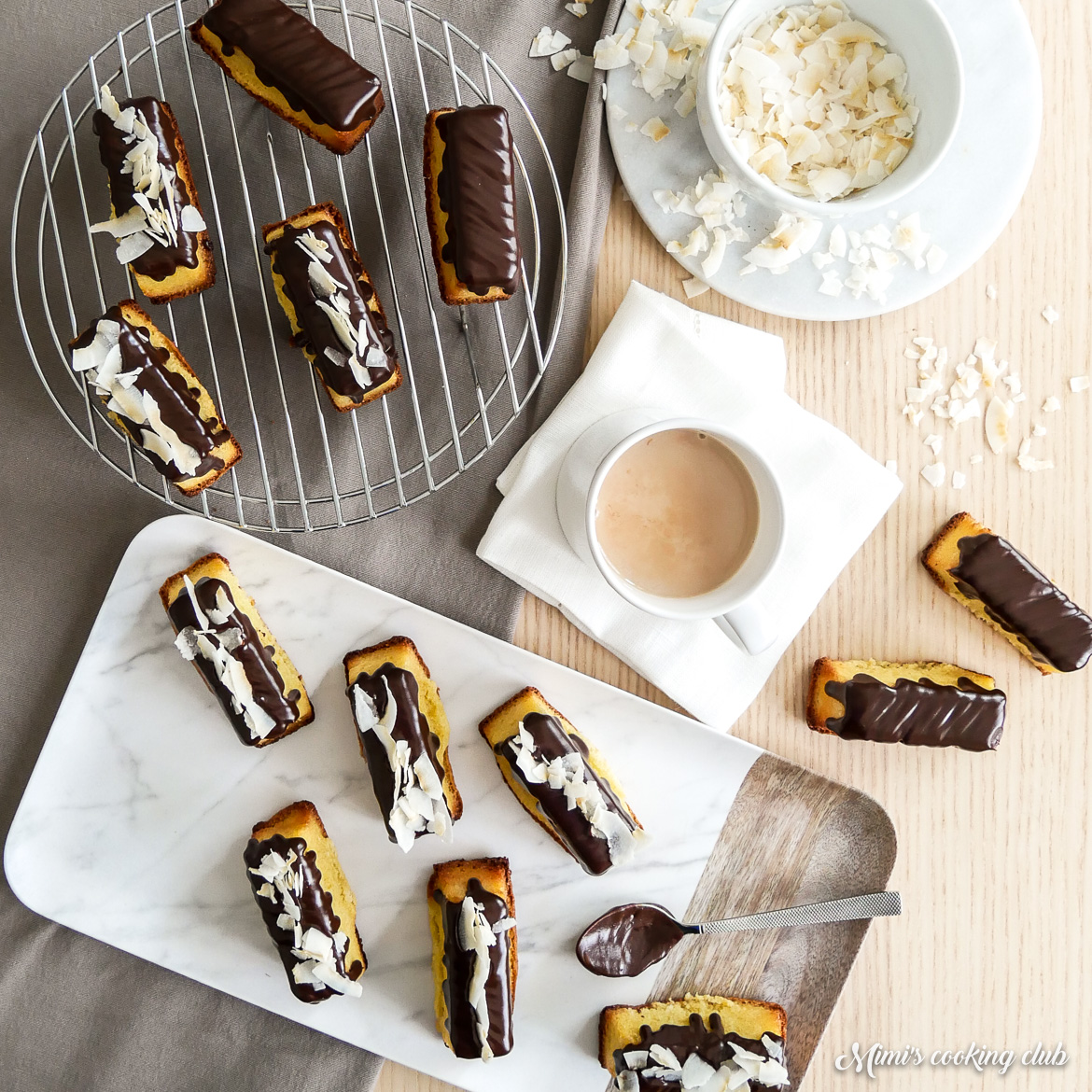 Les cakes coco et chocolat d'Ottolenghi