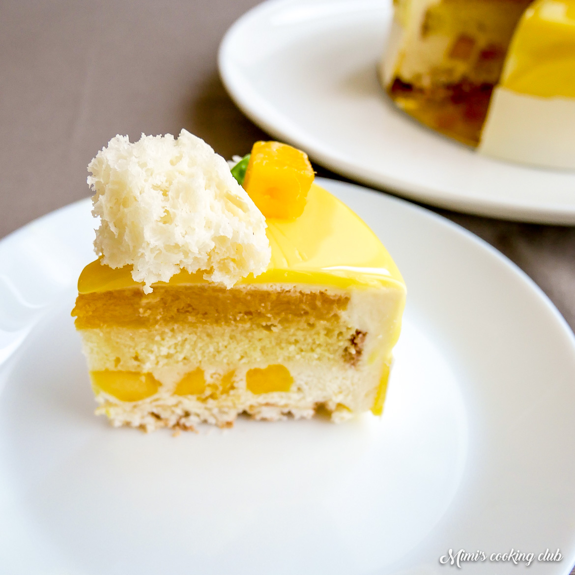 entremets chocolat blanc tropical