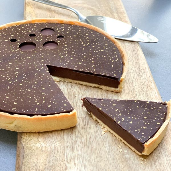 tarte caramel chocolat