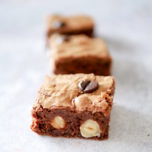 brownies noisette et gianduja