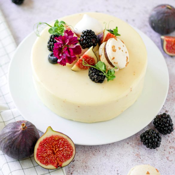 entremets figue mascarpone